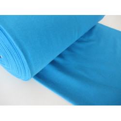 Bündchen einfarbig mittelblau leuchtend